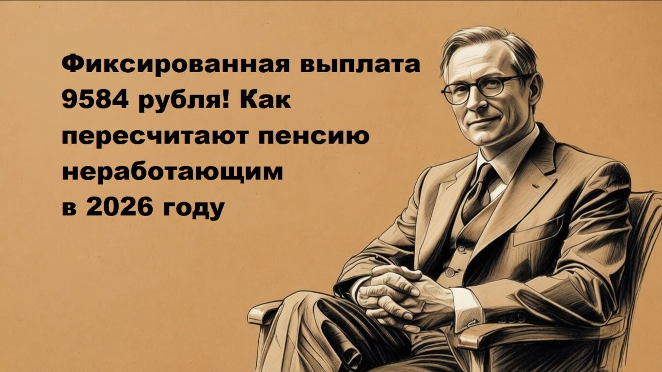 Перерасчет пенсии в 2026 году неработающим пенсионерам смотреть онлайн