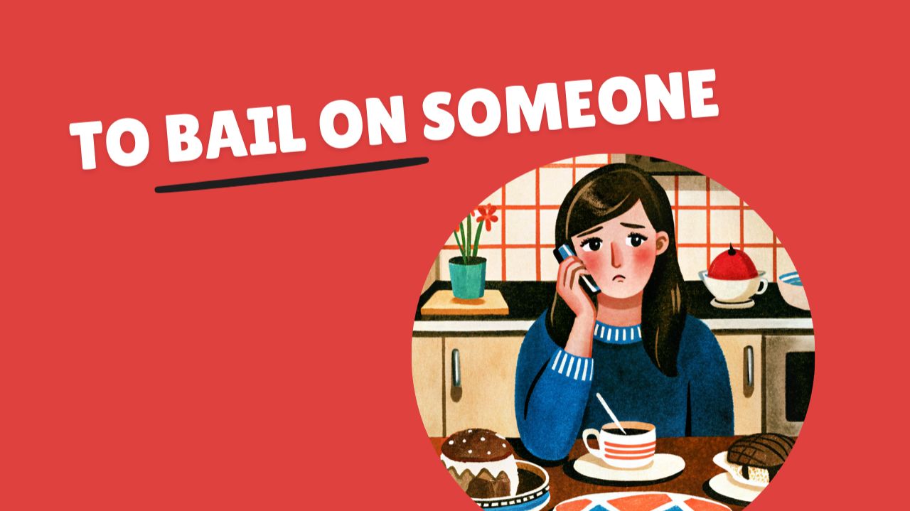 Английские выражения B2+ | BAIL ON someone