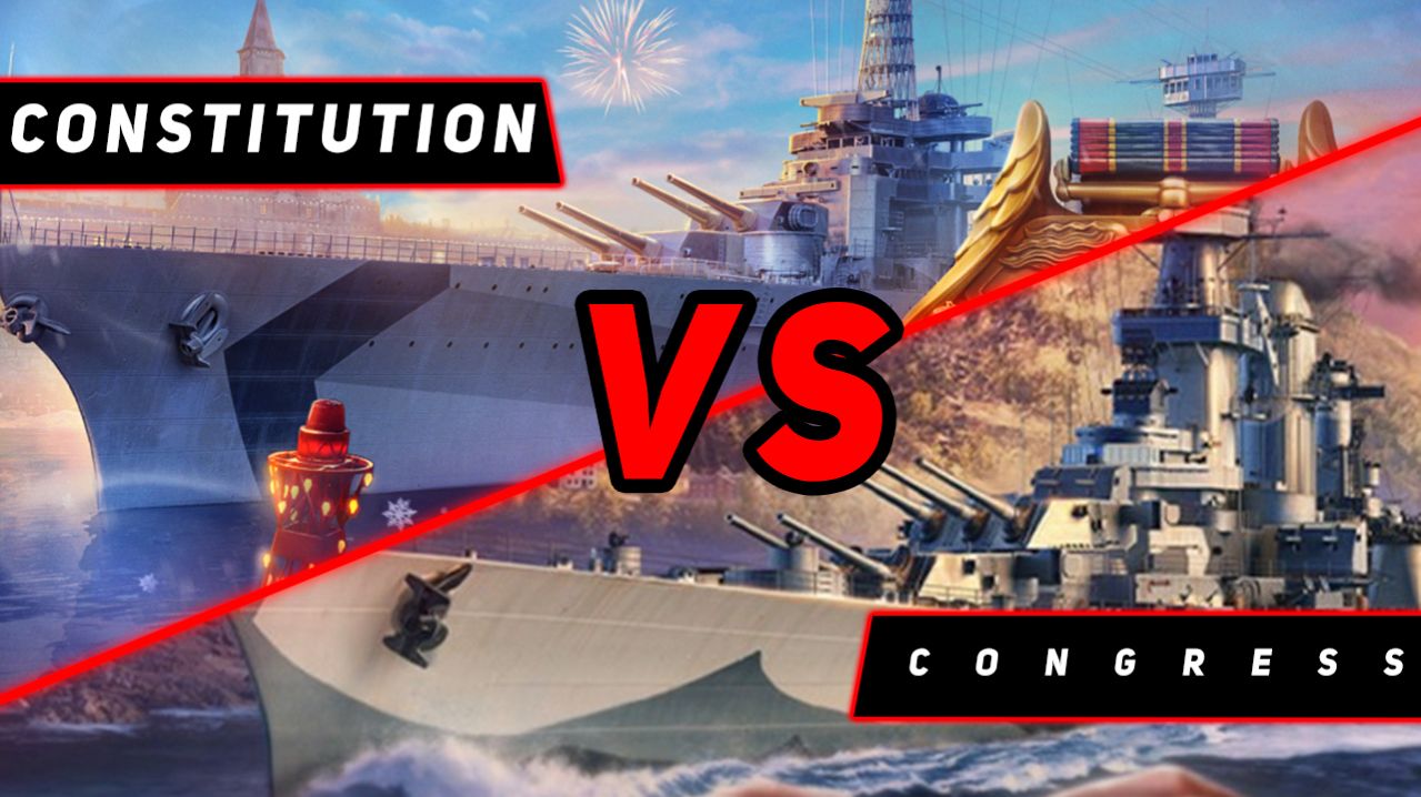 КРЕЙСЕР CONSTITUTION VS CONGRESS! ЧТО ОКАЖЕТСЯ СИЛЬНЕЕ? VKPLAY TWITCH RUTUBE YOUTUBE МИР КОРАБЛЕЙ смотреть онлайн