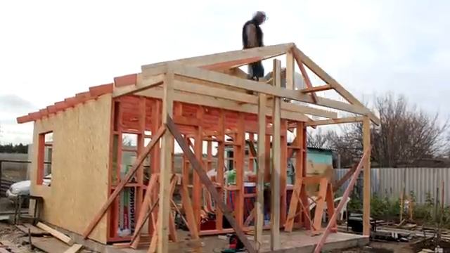 8.8.Строительство каркасного деревянного дома