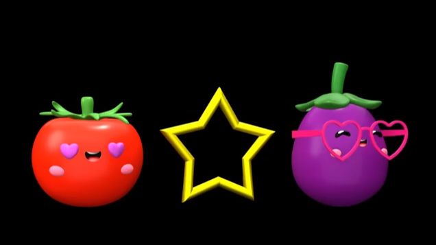 🍍 Малыши-Фрукты танцуют с ФИГУРАМИ! — 20 мин Тропических Ритмов для Детей смотреть онлайн