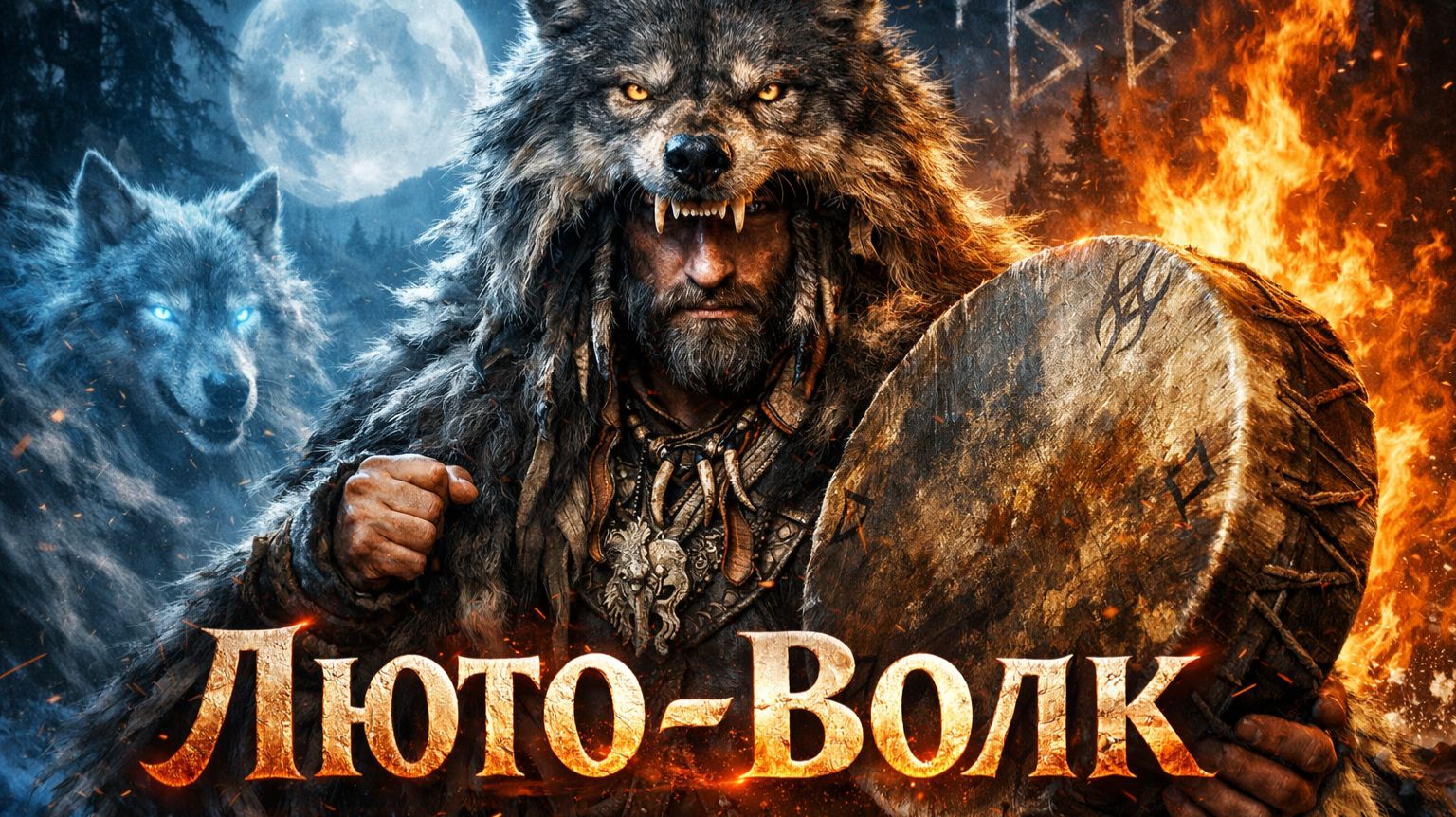 ЛЮТО-ВОЛК 🐺🔥 Год Волка | Славянский шаманский рок | Мистический клип смотреть онлайн