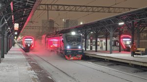 Горьковку не узнать, одни Иволги и  "Буревестник" поезд №706 Москва–Нижний Новгород под ЭП20-002