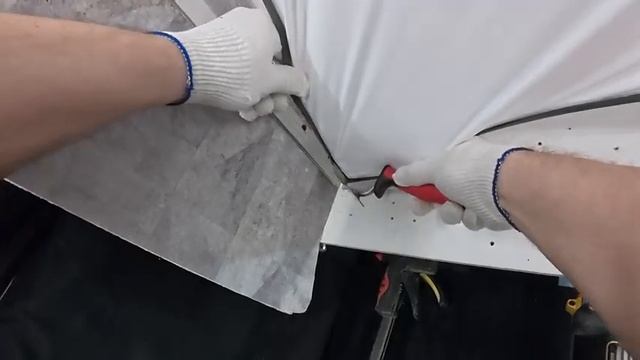 Полный разбор установки скрытого карниза Borzz Karniz 45 для натяжного потолка