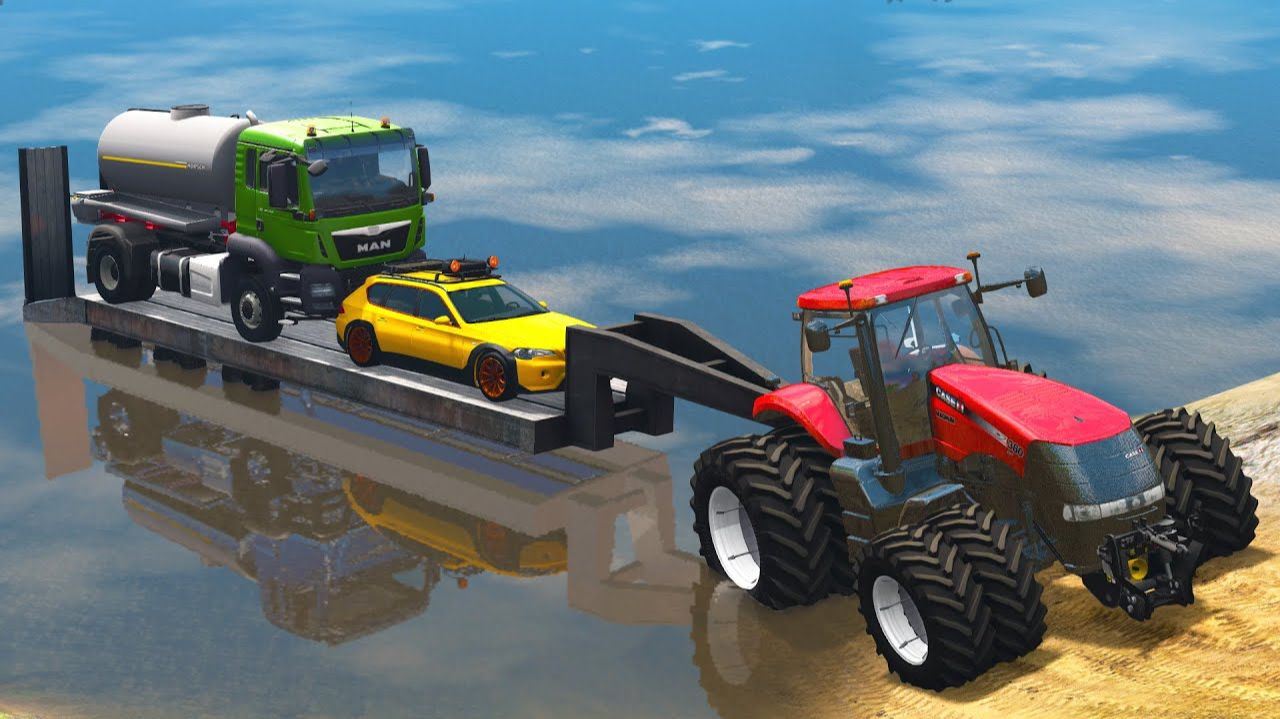 Автомобили против воды #3 😱 | BeamNG.Drive|Бемиджи Драйв смотреть онлайн