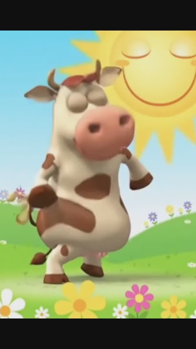 ПЕСЕНКА для ДЕТЕЙ "Я ВЕСЕЛАЯ КОРОВКА" смотреть онлайн