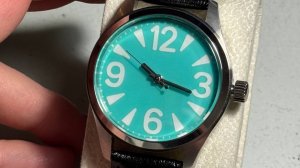 Дмитрий Бродниковский-часы Ракета-Зеро Big Zero Tiffany эмаль (сапфир+сталь)