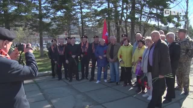 Митинг, посвященный памяти генерала морской пехоты Виталия Холода