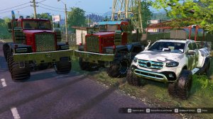 SnowRunner Высокое напряжение Северная Каролина Залив Пайнлайн Реактивная зона Равнина Овиро хиллз п