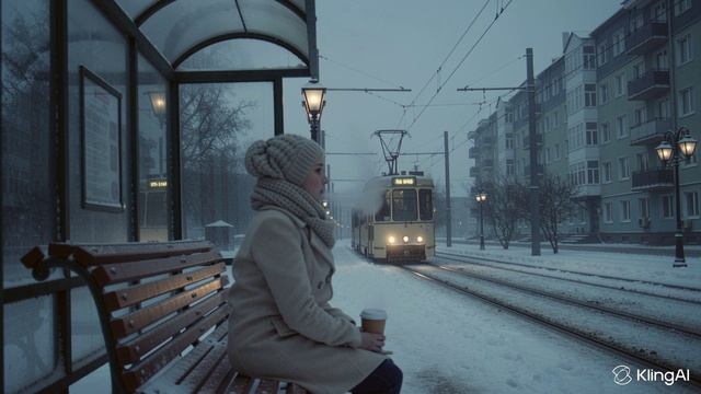 Девушка ждет трамвай смотреть онлайн