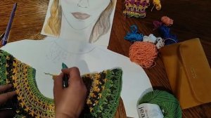 Как я вяжу топы с круглой кокеткой Мастер-класс и схемы кокеток