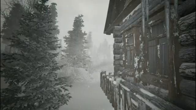 Звуки Зимы и Метели в глубокой деревне смотреть онлайн