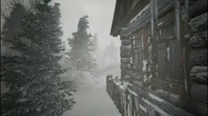 Звуки Зимы и Метели в глубокой деревне