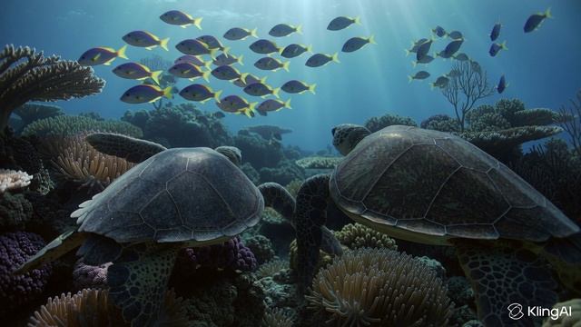 Подводный мир. Морские черепахи смотреть онлайн
