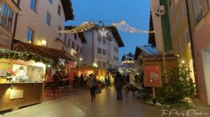 Китцбюэль, Австрия 🎄Праздничная рождественская ярмарка ❄️ Вечерняя прогулка. Австрийские Альпы🎄✨