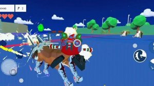 выживаю в теле оленя в игре симулятор оленя 🤠🦌(•‿•)