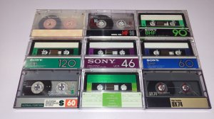 АУДИОКАССЕТЫ ДЛЯ АВИТО! ЛОТ SONY 80x!