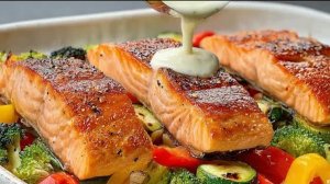 Красная Рыба в Сливочном Соусе. Невероятно Вкусно и Просто! Самый Вкусный Рецепт Рыбы на сковороде!