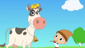 Добрая песня про корову - развивающие песенки для детей