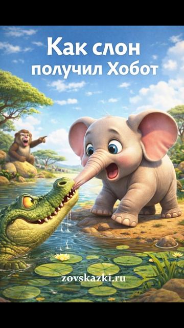 «Как слон получил хобот»