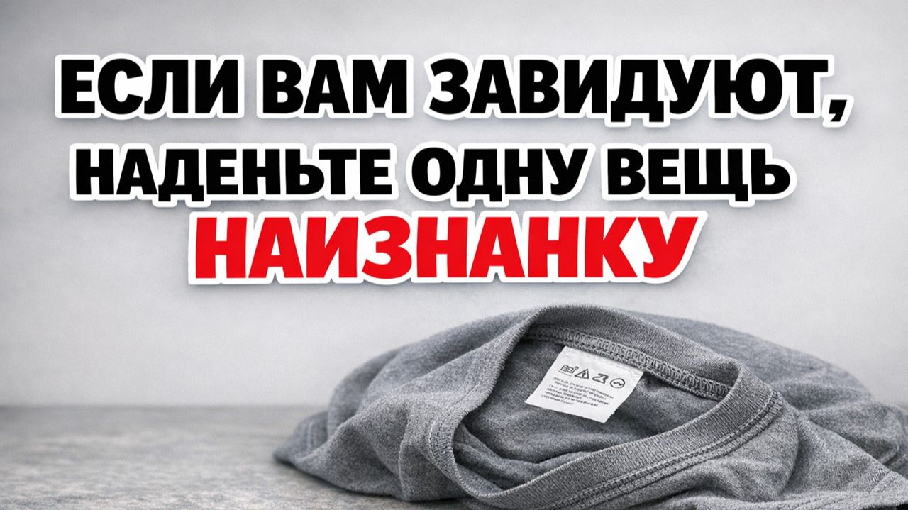 Как одна вещь наизнанку помогает вернуть зло назад и не дать сглазу зацепиться за вас смотреть онлайн