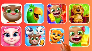 My Tom 2,Talking Pierre,Tom_Time of the Race,Talking Ben,Angella,Tom_Friends 2,Ginger 2,Tom Run gold