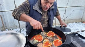 Форель в казане на мангале — вкус, который взрывает мозг!