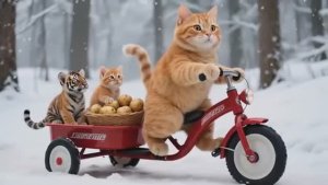 Ляля и Мама-Кошка забирают раненого тигра домой, лечат его и готовят ребрышкиЛЛ