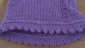 красивый край,красивая завершающая строчка изделия