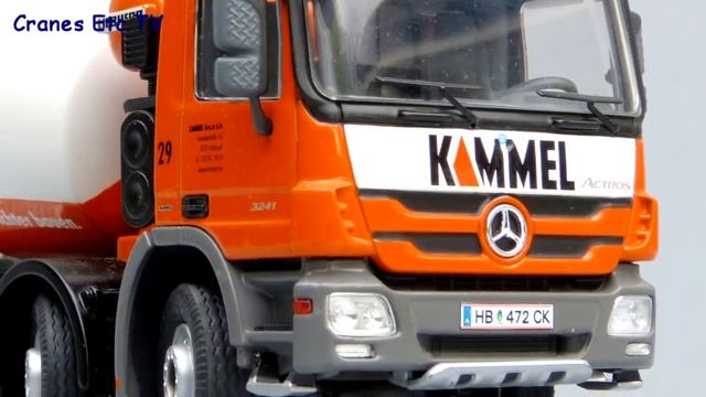 NZG Mercedes-Benz Actros + Liebherr Mixer ‘Kammel’ by Cranes Etc TV