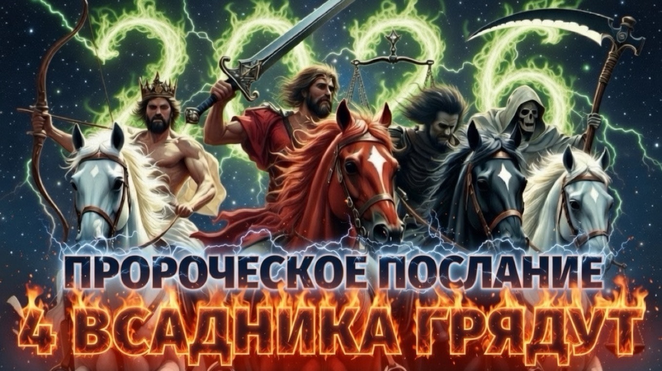 ПРОРОЧЕСКОЕ ПОСЛАНИЕ НА 2026 ГОД: Грядут Четыре всадника! Элизабет Мари