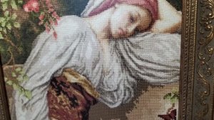 ХОББИ -ВЛОГ. ДЕВУШКА С ЛЕБЕДЕМ. ВЫШИВКА ОТ ФИРМЫ "ЗОЛОТОЕ РУНО".(10.01.2026г.)