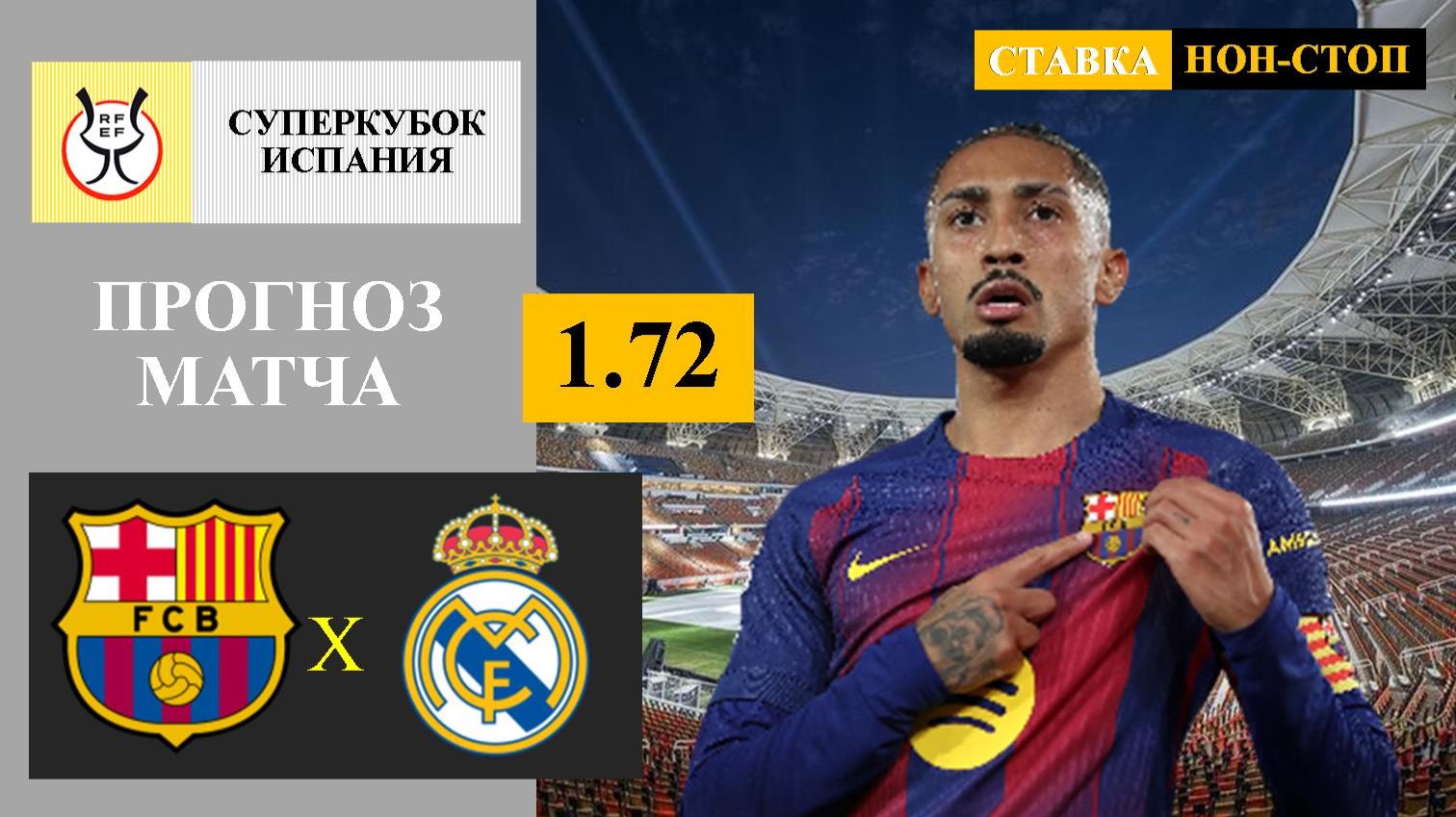 Барселона — Реал Мадрид прогноз