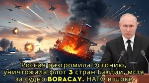Россия разгромила Эстонию, уничтожила флот 3 стран Балтии, мстя за судно Boracay. НАТО в шоке