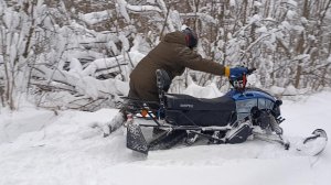 Sharmax sn210-катнулись до дачи, подышали кислородом, транспортировка снежика.