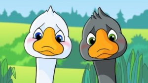 Два веселых гуся. Детская песня про гусей