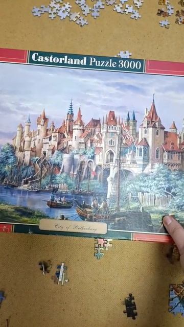 ❄️Зимние вечера❄️ Картина из пазлов 🧩 #зима #увлечение #хобби #пазл