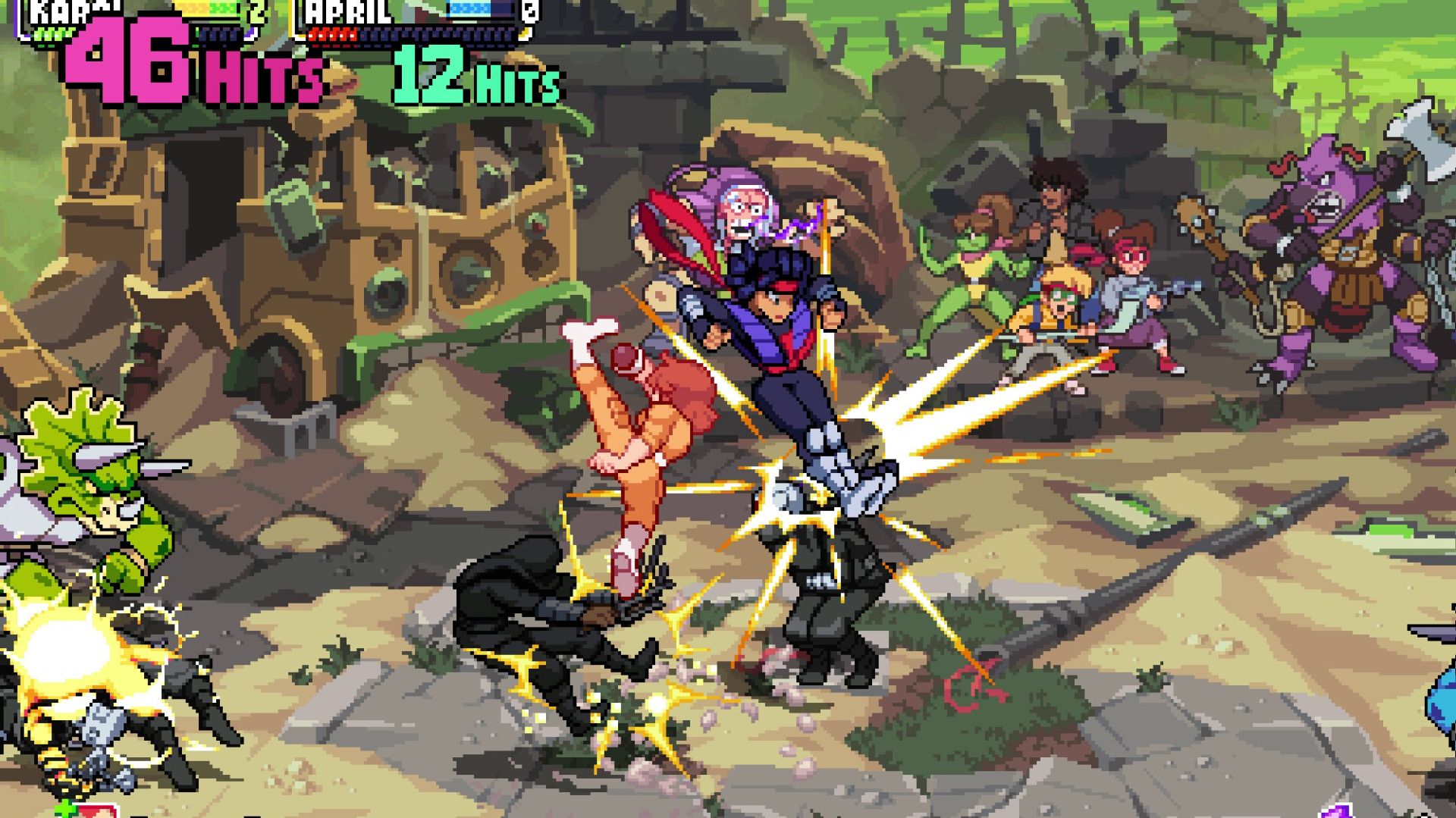 TMNT Shredder's Revenge - Karai & April O'Neil смотреть онлайн