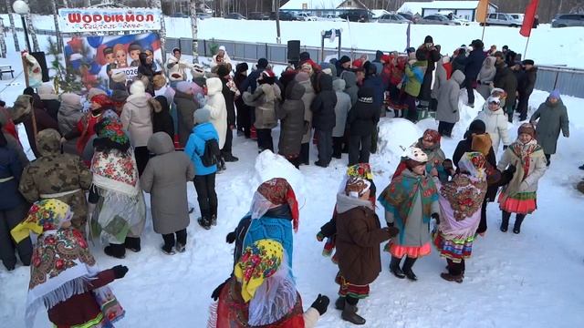 Марийский танец. Помогает Полина Итальева. ШОРЫКЙОЛ, д. Иванаево. Видео Василия Хайбуллина смотреть онлайн