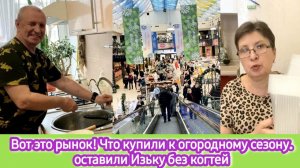 Вот это рынок! Что купили к огородному сезону. Кот теперь без когтей