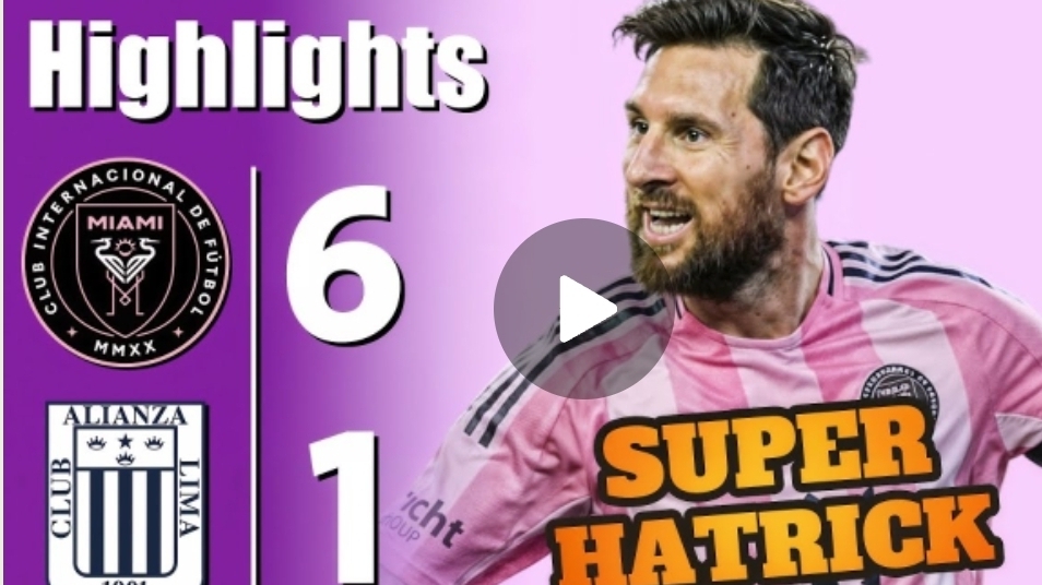 Месси Суперхет-трик 💥 Интер Майами против Альянса Лима 6:1 2026 🎬