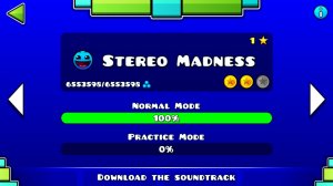 прохождение stereo madness в geometry dash full