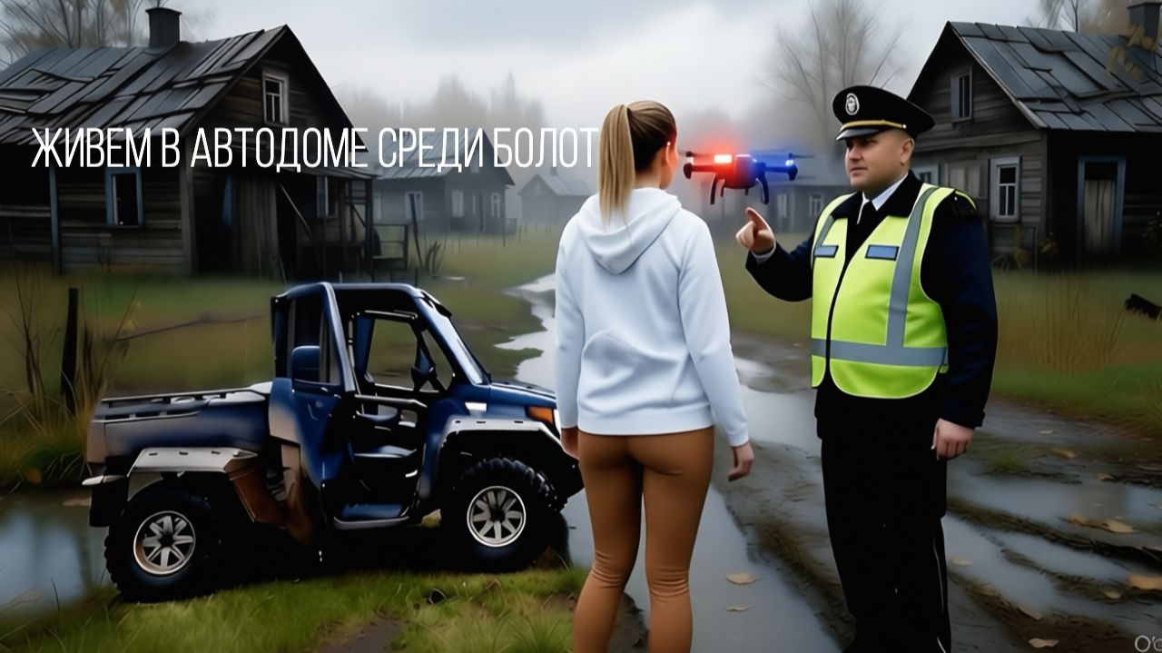 Снова что-то хочет ДПС. Живем в автодоме в полях. смотреть онлайн