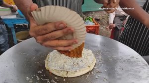 Индийская уличная еда - Яичная пицца . Эти ребята часто такую дичь творят ASRM