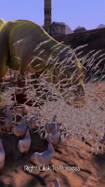 T-REX VS 1000 КУРИЦ В UEBS смотреть онлайн