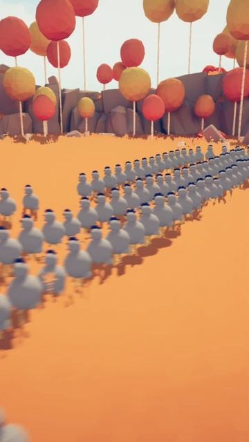 100 КУРИЦ VS МАМОНТ! В TABS смотреть онлайн