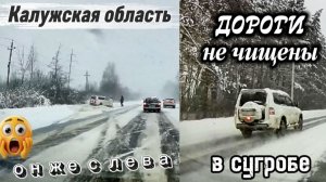 ГДЕ КОММУНАЛЬНЫЕ СЛУЖБЫ!? Снегопад накрыл Калугу.