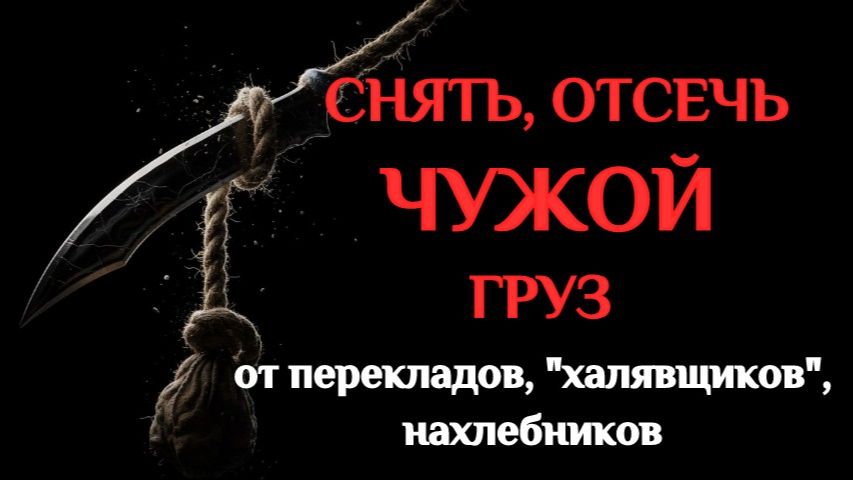 СНЯТЬ, ОТСЕЧЬ ЧУЖИЕ ПРОБЛЕМЫ, ЭТО НЕ ВАШ ГРУЗ! смотреть онлайн