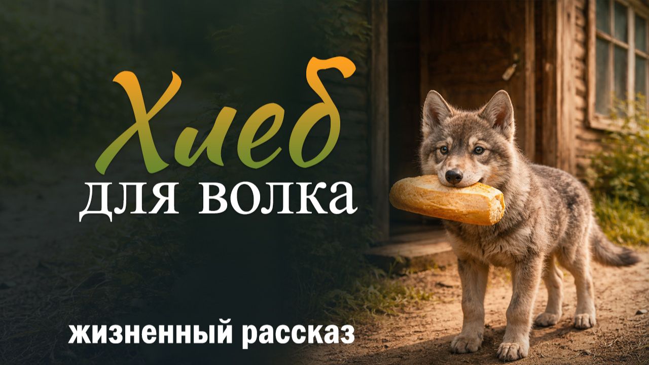 "Хлеб для волка". Душевная история о маленьком волке и большом человеческом выборе.
