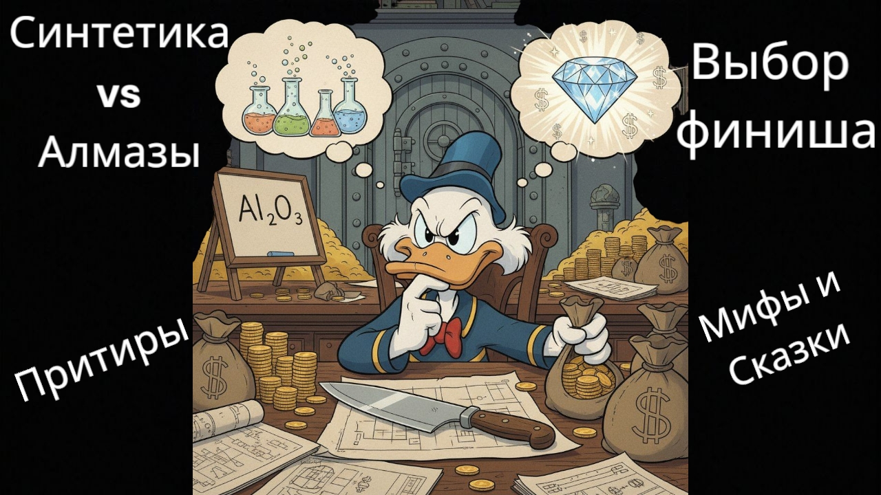 Еще раз об абразивах, притирах и финише - дополнение к гайду для начинающих. смотреть онлайн